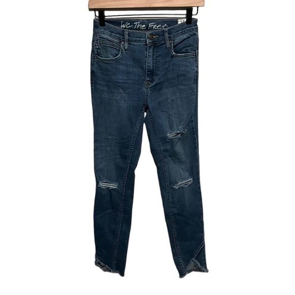 Free People We The Free Sunny Midrise Skinny Jeans - Picture 2 of 8